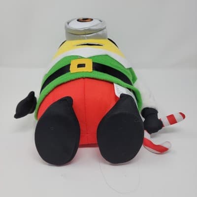 ILLUMINATION Minions Christmas Elf Plush Stuart Candy Cane Holiday ILLUMINATION - Thumbnail 9