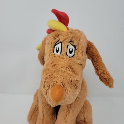 Kohl’s Cares Max Plush 12" Dr. Seuss Grinch Movie Dog Brown Stuffed Animal Toy - Thumbnail 2