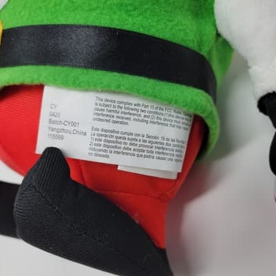 ILLUMINATION Minions Christmas Elf Plush Stuart Candy Cane Holiday ILLUMINATION - Thumbnail 12