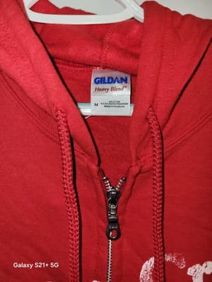 Joe's Crab Shack Red Hoodie Have A Crab And A Smile! Joes Stuff M $35.99 NWT - Thumbnail 4