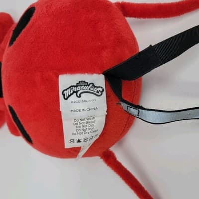 Miraculous Ladybug Tikki Kwami Plush Spirit Halloween Exclusive Adjustable Strap - Thumbnail 6