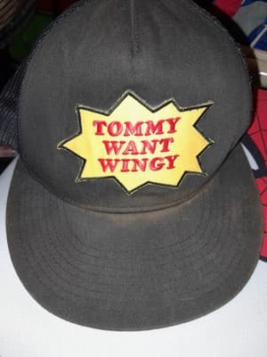 Tommy Likey "Tommy Want Wingy" Cap Tommy Boy Destressed Trucker Style Hat RARE - Image 1