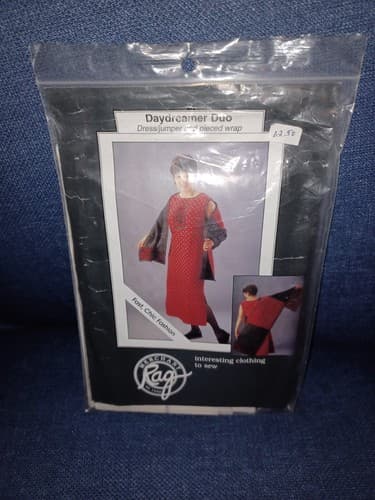 Daydreamer Duo Dress Jumper Wrap Sewing Pattern Size 6 - 24/26 By Merchant Rag - Image 1