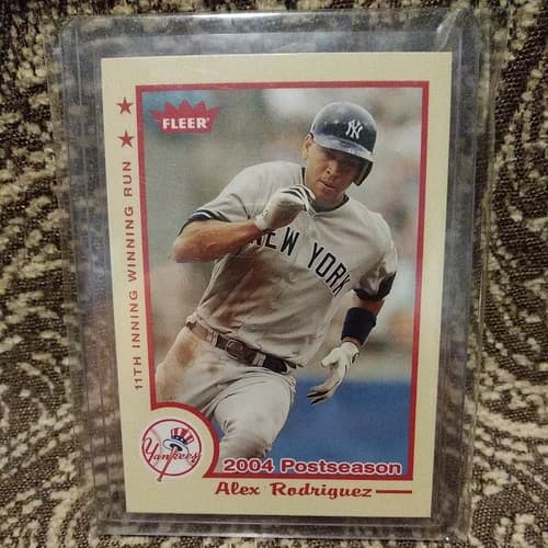 2005 Fleer 2004 Postseason - Alex Rodriguez #342 New York Yankees - Image 1