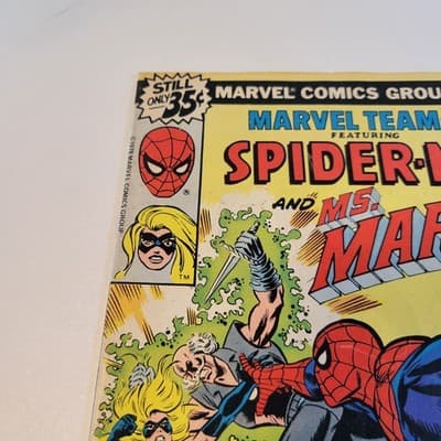 Marvel Team-Up #77 1979 Marvel Comics FN Spider-Man Ms Marvel vs Silver Dagger - Thumbnail 6