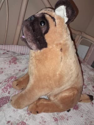 Melissa and Doug 18" Large Life-like Realistic Pug Plush Animal Toy Pug #2125 - Thumbnail 9