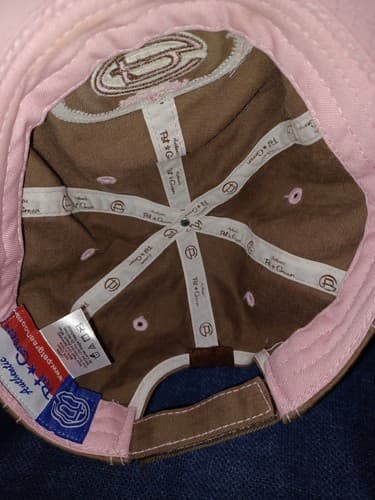 Pat Green Texas Country Music Concert Hat Distressed Hat Cap Pink Brown - Thumbnail 6