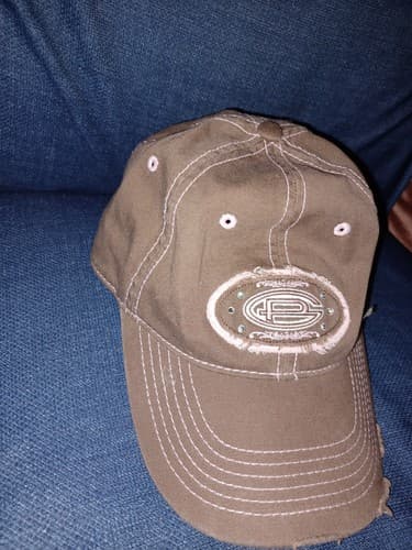 Pat Green Texas Country Music Concert Hat Distressed Hat Cap Pink Brown - Thumbnail 3