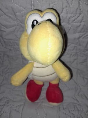 Super Mario Bros 8" Red Shoes & Shell Paratroopa Koopa Stuffed Animal Plush Toy - Image 1