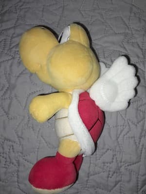 Super Mario Bros 8" Red Shoes & Shell Paratroopa Koopa Stuffed Animal Plush Toy - Thumbnail 2