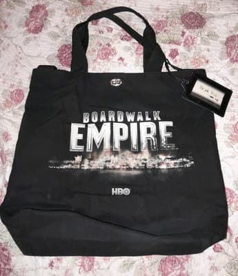 BOARDWALK EMPIRE Tote Bag From HBO Collectible Black TV Show Promo Canvas - Image 1