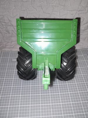 John Deere TOMY Monster Tread Plastic Tractor w/ Wagon & Mega Bloks Buddies Fig. - Thumbnail 9