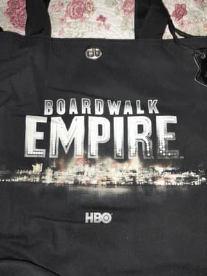 BOARDWALK EMPIRE Tote Bag From HBO Collectible Black TV Show Promo Canvas - Thumbnail 2