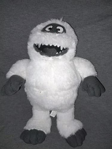 RUDOLPH THE RED NOSED REINDEER RARE Black and White Abominable Snowman Plush - Image 1