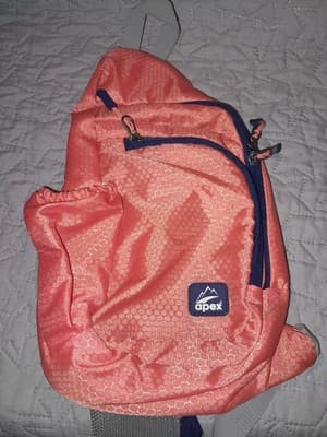 Apex Survival Tactical Multiple Pockets Crossbody Shoulder Bag Orange Lightweigh - Image 1