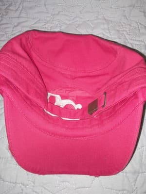Pit Bull Cadet Cap Hat Adjustable Lucky Horseshoe Rhinestones Red Cotton Leader - Thumbnail 10