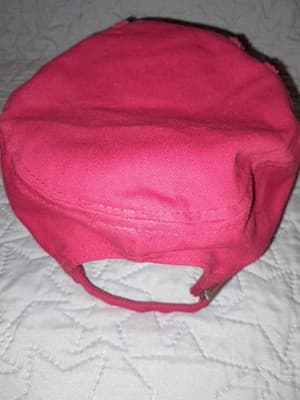 Pit Bull Cadet Cap Hat Adjustable Lucky Horseshoe Rhinestones Red Cotton Leader - Thumbnail 4