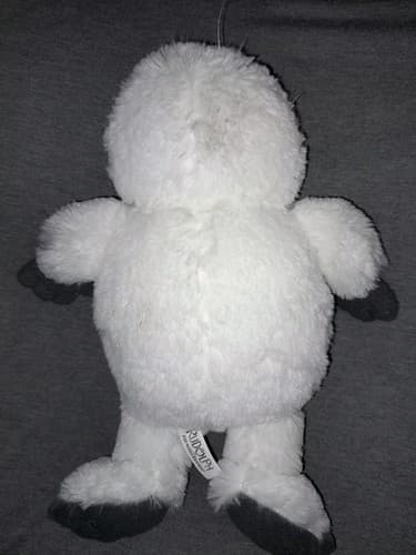 RUDOLPH THE RED NOSED REINDEER RARE Black and White Abominable Snowman Plush - Thumbnail 4