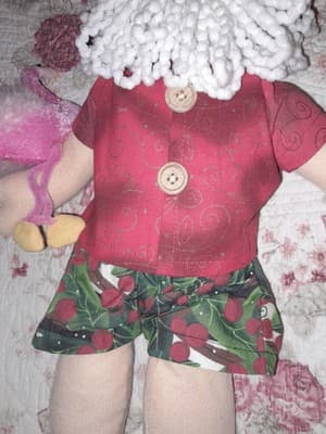 Beach Santa Claus Plush Long Legs w Pink Flamingo 21" Christmas Vacation HTF NOS - Thumbnail 3