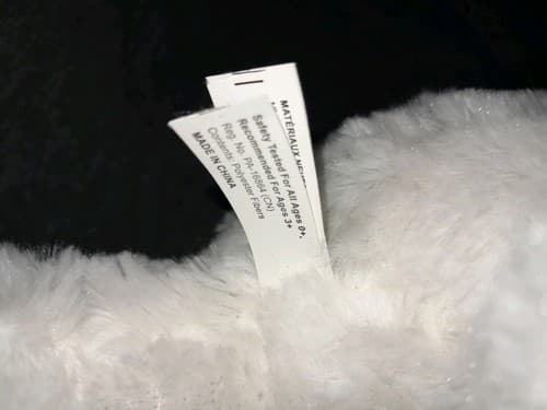 RUDOLPH THE RED NOSED REINDEER RARE Black and White Abominable Snowman Plush - Thumbnail 6