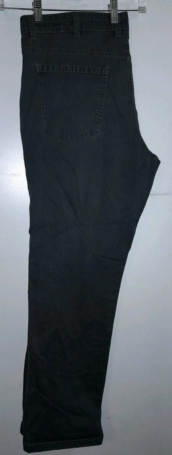 Swiss Tech Straight Leg Pants Men's 38x30 (40.5"x31.5") Steel Gray Flat Front - Thumbnail 3