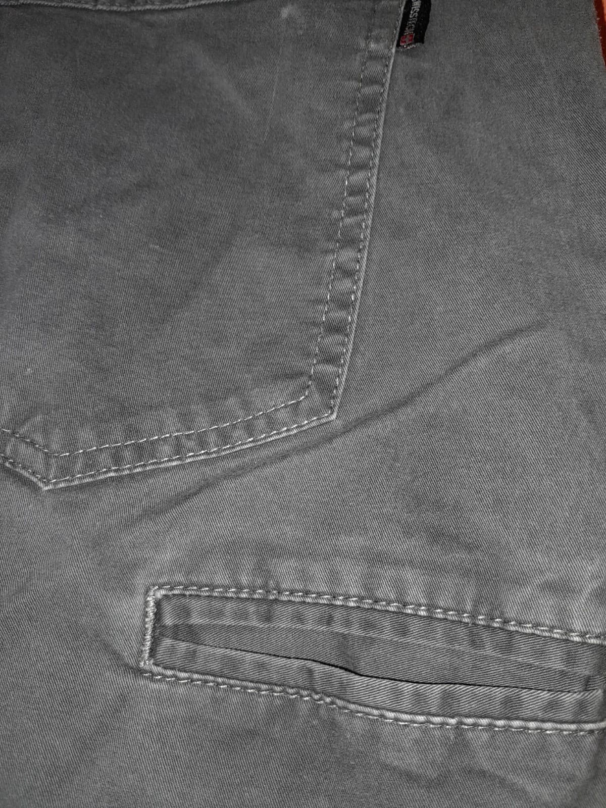 Swiss Tech Straight Leg Pants Men's 38x30 (40.5"x31.5") Steel Gray Flat Front - Thumbnail 10