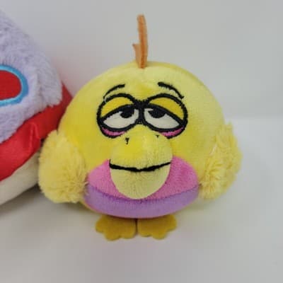 ANGRY BIRDS Space Purple Laser Bird & KooKoo Zoo Yellow Bird Plush Lot - Thumbnail 6