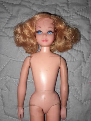 Vtg 1969 Mattel Barbie Dramatic New Living Skipper Doll 70s Strawberry Blonde - Thumbnail 3