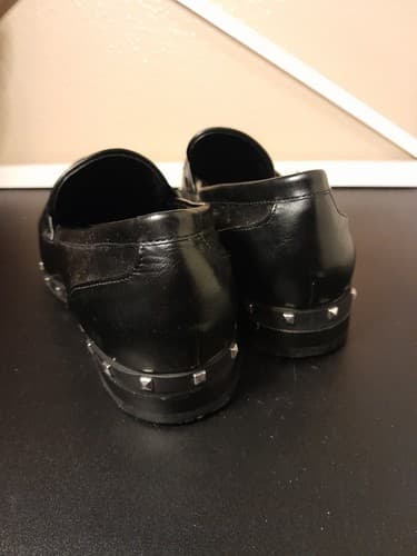 Charles by Charles David Boy Penny Leather Loafer Flat Shoes Black Size 7.5M - Thumbnail 3