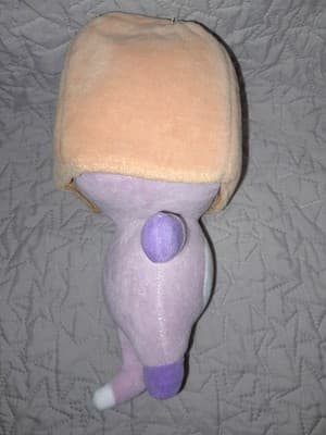 Lankybox Foxy Plush Lanky Box Boxy Fox 10” Purple Helmet Stuffed Animal YouTube - Thumbnail 6