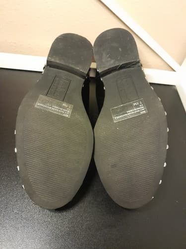 Charles by Charles David Boy Penny Leather Loafer Flat Shoes Black Size 7.5M - Thumbnail 7