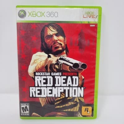 RED DEAD REDEMPTION Xbox 360 Game Complete Western Rockstar NTSC - Image 1