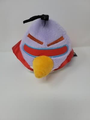 ANGRY BIRDS Space Purple Laser Bird & KooKoo Zoo Yellow Bird Plush Lot - Thumbnail 5