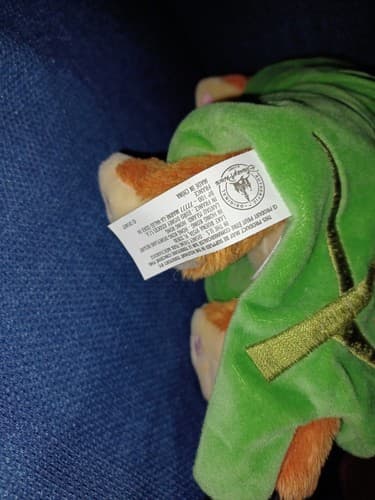 Aladdins Baby Rajah Tiger Wrapped Leaf Blanket 10" Plush Disney Parks Exclusive - Thumbnail 5