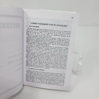 First Communion Keepsake Bible Spanish Nuevo Testamento White Silver Baptism - Thumbnail 11