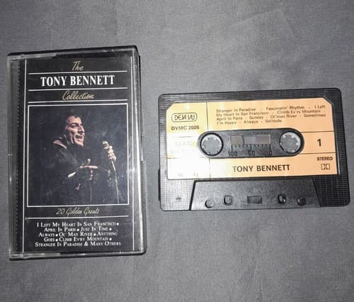 The Tony Bennett Collection Cassette Tape 1985 Made in Italy 20 Golden Greats - Image 1