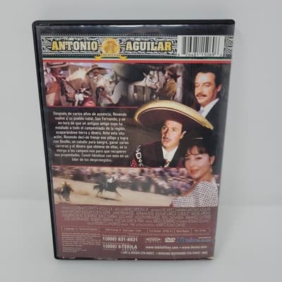 ANTONIO AGUILAR El Alazan Y El Rosillo DVD Spanish Western Ranchera Movie - Thumbnail 4