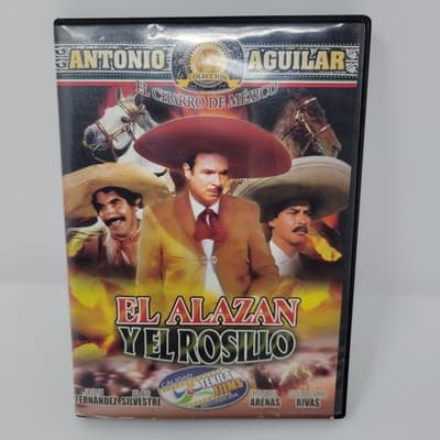 ANTONIO AGUILAR El Alazan Y El Rosillo DVD Spanish Western Ranchera Movie - Thumbnail 2