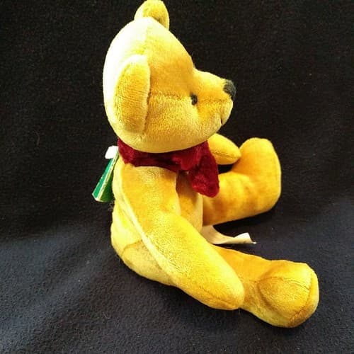 "Razzles" Velvet Bear Plush Vtg. Russ Brand Royal Winterfest Teddy Bear OOP NOS - Thumbnail 3