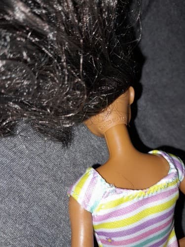 2020 Mattel Barbie Newborn Puppies Dog Mom African American Doll Brown Hair Frec - Thumbnail 6
