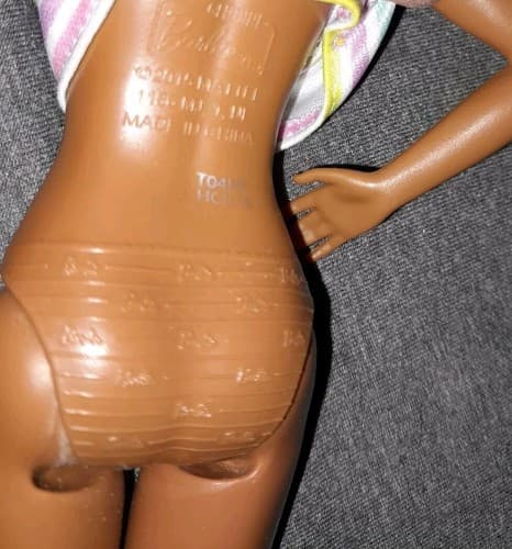 2020 Mattel Barbie Newborn Puppies Dog Mom African American Doll Brown Hair Frec - Thumbnail 8