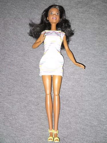 2020 Mattel Barbie Newborn Puppies Dog Mom African American Doll Brown Hair Frec - Thumbnail 2