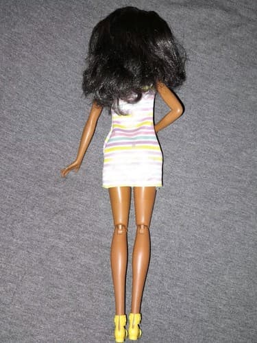 2020 Mattel Barbie Newborn Puppies Dog Mom African American Doll Brown Hair Frec - Thumbnail 7