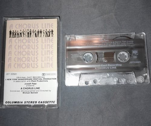 A Chorus Line Cassette Tape (1975) Soundtrack – Original Broadway Cast Recording - Image 1