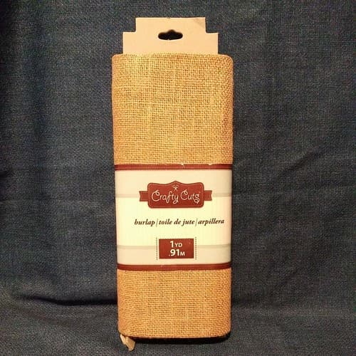 Crafty Cuts 1 Yard Brown Burlap 36 In x 47 In - Image 1