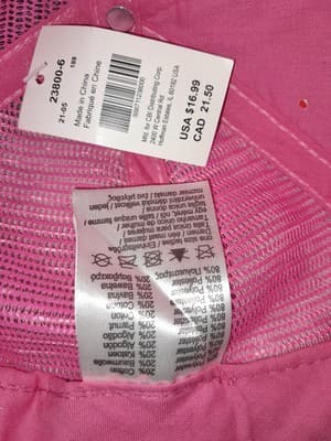 Claires Double Sequin Pink Trucker Style Mesh Back S/M Cap Hat Hook N Loop NWT - Thumbnail 9