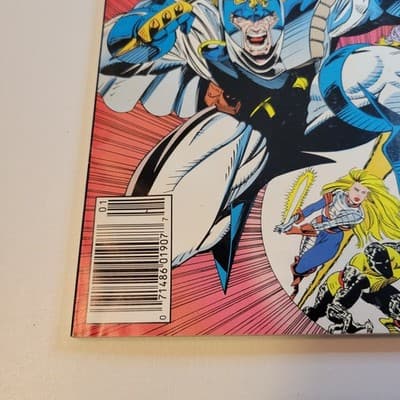 X-Force Annual 1 1992 Marvel Shattershot Part 4 Early Wieringo Art Minor Key VF - Thumbnail 3