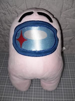Among Us SHAPESHIFTER'S Egg Rose PINK 7" Transforming Crewmate Plush - Image 1