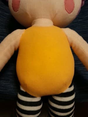 LalaLoopsy Build-A-Bear BABW 20” Peanut Big Top Doll Toy Plush Curls Stripe Legs - Thumbnail 3