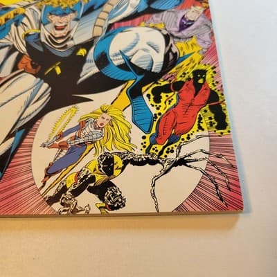 X-Force Annual 1 1992 Marvel Shattershot Part 4 Early Wieringo Art Minor Key VF - Thumbnail 4